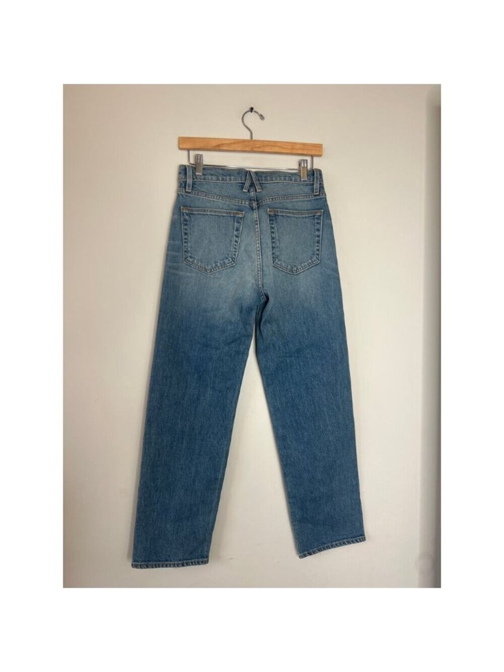 NEW SLVRLAKE Sophie High Rise Straight Leg Fit Ankle Jeans Blue Wash Size: 26 - Picture 5 of 7